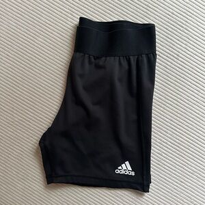 Adidas Black Athletic Spandex Shorts